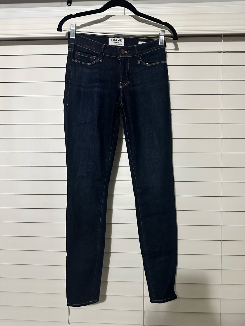FRAME Le Skinny de Jeanne Jeans Women’s 26 Dark Wash Stretch Skinny